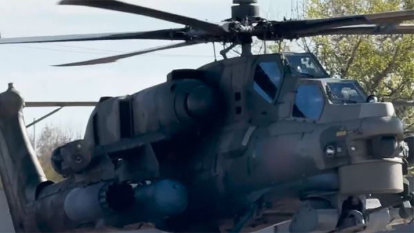 Экипаж вертолета Ми-28НМ уничтожил пункт временной дислокации БПЛА ВСУ