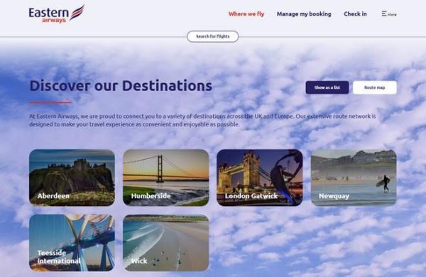 Британская авиакомпания Eastern Airways приостановила деятельность