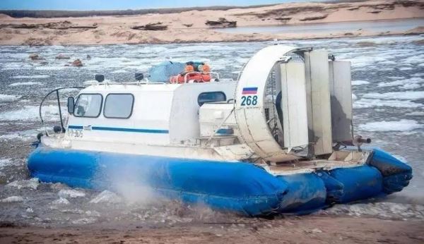 На маршрут Якутск — Нижний Бестях вышли суда на воздушной подушке